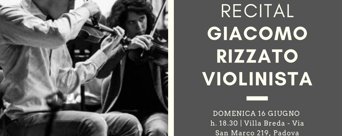 Recital Giacomo Rizzato