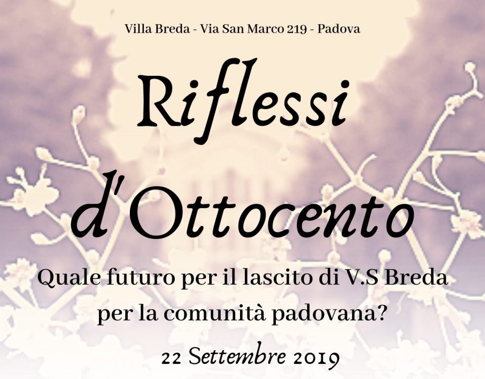 Conferenza Quale futuro per la comunità padovana 22 settembre 2019